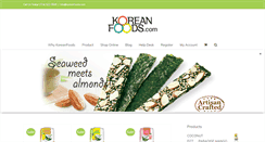 Desktop Screenshot of koreanfoods.com